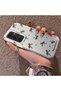Samsung Galaxy S25 Plus Compatible High-Quality Brown Bow and Dot Printed Case