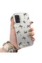 Samsung Galaxy A72 Compatible High-Quality Brown Bow and Dot Printed Case - 2