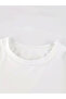 Printed Oversize Crew Neck T-Shirt - White - 2