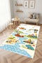 Play Mat Machine Washable Non-Slip Base Stain-Resistant Children's Room Carpet