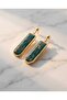 Ocean Green Polymer Clay Handmade Earrings (Stainless Steel Hardware)