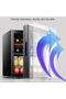 50L Beverage Fridge Mini Cooler with Glass Door, 55W Quiet Compact Drinks Refrigerator Black - 4