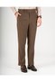 Slim Fit Bel Detailed Trousers Brown T14823 - 3