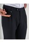 Italian Style Slim Fit Men's Detailed Trousers Navy Blue T20036-02 - 3