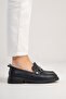Emma Women's Genuine Leather Loafer Black - 7