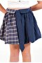 Girl's Teddy Bear Printed Skirt Set-8671 - 2