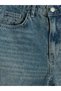 Giyçık Storeden Indigo High Waist Women's Jean Shorts - 3