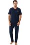 Mens Loungewear Sets Pajamas Set Soft Sleepwear Family Night Wear