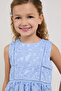 Schiffli Sleeveless Fit & Flare Dress - 4