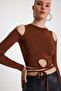 Women's Allegro Crop Brown - 4