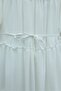 Layered Lined Long Dress - White - 3