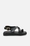 Eli̇f Women's Sandals with Big Toe Buckle A035-K9011 - 3