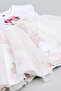 Minnie Mouse Print Fit & Flare Dress with Crew Neck and Flutter Sleeves - 4