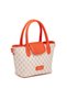 Cream Textile Women's Shoulder Bag - S26Y1Twc0723-V6D - 2