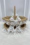 Promise Engagement Wedding Henna Bridal Basket and Tray with Pearls Wedding Sünnet Bride Gift Decorative Wicker Jute - 4