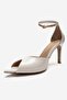 Dona Ecru Skin Women's Thin Heeled Shoes - 6