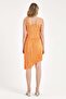 Women's Pleated Crop Orange - 4