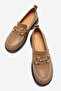 Emma Women's Genuine Leather Loafer Mink - 4