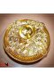 Crystal Swastik Brass Diya & Thali, Decorative Deepak Oil Lamp and Thali Gift Set - 6