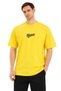 Unisex Oversize Yellow T-Shirt 100% Cotton Fantastic Minimal Print Loose Streetwear Women Men T-Shirt
