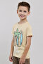 Printed T-Shirt with Crew Neck and Short Sleeves - 4
