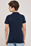 Color Block Polo T-Shirt With Short Sleeves - 6