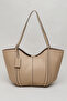 Solid Shoulder Bag Set - 2