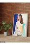 Oil Painting Appearance of a Woman Figure One Piece Wooden Framed Painting