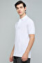 Solid Polo T-Shirt with Short Sleeves - 2