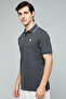 Logo Detail Polo T-Shirt with Short Sleeves - 2
