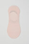 3 Pack Solid No-Show Socks - 4