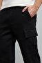 Solid Cargo Jeans with Button Closure - 6