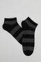 3 Pack Striped Ankle Socks - 2
