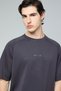 Embroidery Detail T-Shirt with Crew Neck and Short Sleeves - 2