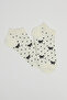 3 Pack Patterned Ankle Socks - 4