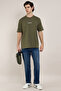 Typography Print T-Shirt with Crew Neck and Short Sleeves - 3