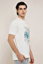 Printed T-Shirt with Crew Neck and Short Sleeves - 6