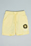 مجموعة من قطعتين من السراويل القصيرة المطبوعة مع خصر مزود برباط - 3