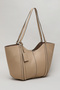 Solid Shoulder Bag Set - 3