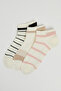 3 Pack Patterned Ankle Socks
