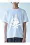 Printed Oversize White Tshirt