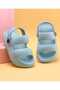 Back Strap Solid Color Clogs - Blue