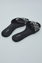 Embellished Flat Sandals - 3