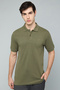 Solid Polo T-Shirt with Short Sleeves