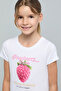 Graphic Print T-Shirt with Crew Neck and Short Sleeves - 4