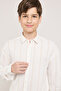 Striped T-Shirt With Crew Neck and Short Sleeves - 5