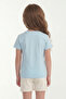 Girl's T-Shirt Short Sleeve Printed B1 - 4