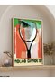 Roland Garros'87 One Piece Wooden Framed Painting - 2