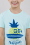 Printed T-Shirt with Crew Neck and Short Sleeves - 5
