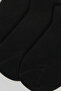 3 Pack Solid Ankle Socks - 3